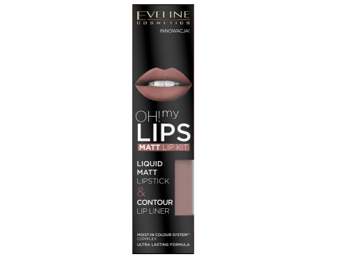 Eveline OH! My Lips Matt Lip Kit Zestaw Do Makijażu Ust 